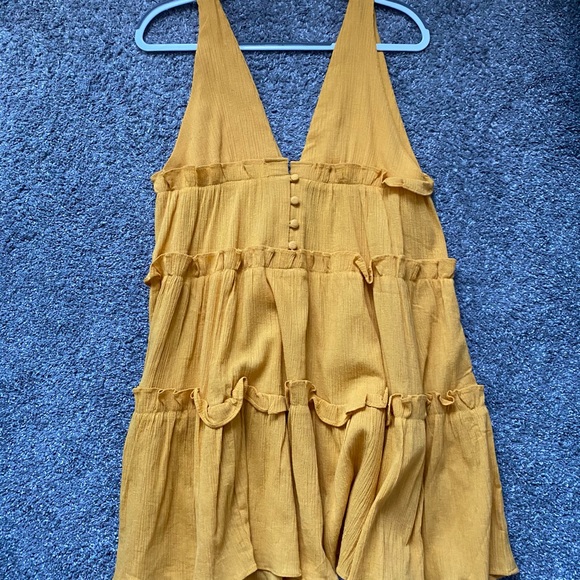 ASOS DESIGN button front tiered mini sundress NWT - Picture 2 of 4